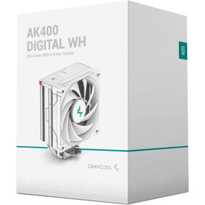 Кулер до процесора Deepcool AK400 Digital WH (AK400 Digital WHITE) - фото 10 Кулер до процесора Deepcool AK400 Digital WH (AK400 Digital WHITE) - фото 10