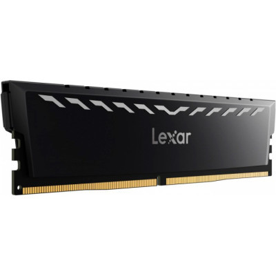 Модуль пам'яті для комп'ютера DDR4 16GB (2x8GB) 3600 MHz THOR Black Lexar (LD4U08G36C18LG-RGD) - фото 2 Модуль пам'яті для комп'ютера DDR4 16GB (2x8GB) 3600 MHz THOR Black Lexar (LD4U08G36C18LG-RGD) - фото 2