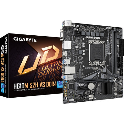 Материнська плата GIGABYTE H610M S2H V3 DDR4 - фото 5 Материнська плата GIGABYTE H610M S2H V3 DDR4 - фото 5