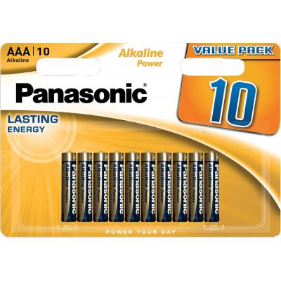 Батарейка Panasonic AAA LR03 Alkaline Power * 10 (LR03REB/10BW) - фото 1 Батарейка Panasonic AAA LR03 Alkaline Power * 10 (LR03REB/10BW) - фото 1