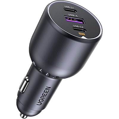 Зарядний пристрій Ugreen 3xUSB 130W (2xUSB-C+USB-A) QC3.0 (EC705) (35025) - фото 1 Зарядний пристрій Ugreen 3xUSB 130W (2xUSB-C+USB-A) QC3.0 (EC705) (35025) - фото 1