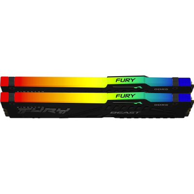 Модуль пам'яті для комп'ютера DDR5 64GB (2x32GB) 6000 MHz Beast RGB Kingston Fury (ex.HyperX) (KF560C30BBAK2-64) - фото 3 Модуль пам'яті для комп'ютера DDR5 64GB (2x32GB) 6000 MHz Beast RGB Kingston Fury (ex.HyperX) (KF560C30BBAK2-64) - фото 3