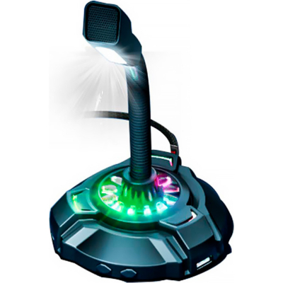 Мікрофон HP DHP-1100C RGB backlit 3.5мм+USB Black (DHP-1100C) - фото 2 Мікрофон HP DHP-1100C RGB backlit 3.5мм+USB Black (DHP-1100C) - фото 2