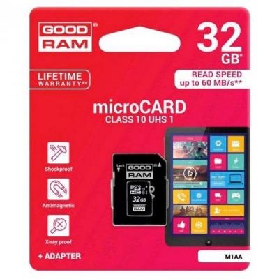 Карта пам'яті Goodram 32GB microSDHC Class 10 (M1AA-0320R12) - фото 7 Карта пам'яті Goodram 32GB microSDHC Class 10 (M1AA-0320R12) - фото 7