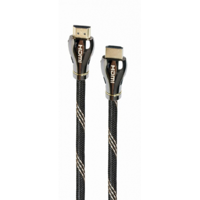 Кабель мультимедійний HDMI to HDMI 1.0m V.2.1 Premium Cablexpert (CCBP-HDMI8K-1M) - фото 3 Кабель мультимедійний HDMI to HDMI 1.0m V.2.1 Premium Cablexpert (CCBP-HDMI8K-1M) - фото 3