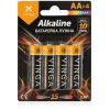 Батарейка AA LR6 Alkaline 4pcs Blister Vinga (VJABAA4)