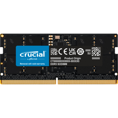 Модуль пам'яті для ноутбука SoDIMM DDR5 16GB 4800 MHz Micron (CT16G48C40S5) - фото 1 Модуль пам'яті для ноутбука SoDIMM DDR5 16GB 4800 MHz Micron (CT16G48C40S5) - фото 1