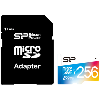 Карта пам'яті Silicon Power 256Gb microSDXC class 10 UHS-I U1 (SP256GBSTXBU1V10SP) - фото 2 Карта пам'яті Silicon Power 256Gb microSDXC class 10 UHS-I U1 (SP256GBSTXBU1V10SP) - фото 2
