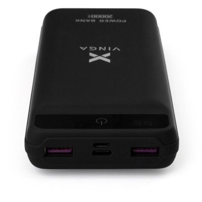 Батарея універсальна Vinga 20000 mAh QC3.0 Display soft touch black (VPB2QLSBK) - фото 7 Батарея універсальна Vinga 20000 mAh QC3.0 Display soft touch black (VPB2QLSBK) - фото 7