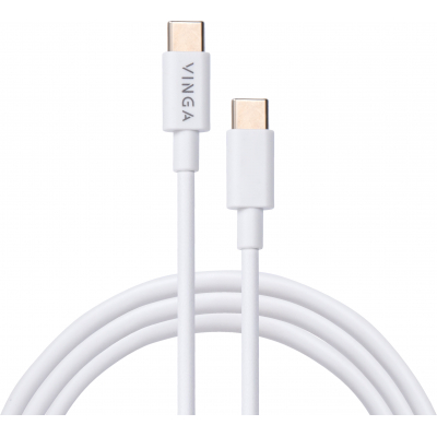 Дата кабель USB-C to USB-C 1.0m 45W PVC Vinga (VCPCTC45W) - фото 1 Дата кабель USB-C to USB-C 1.0m 45W PVC Vinga (VCPCTC45W) - фото 1