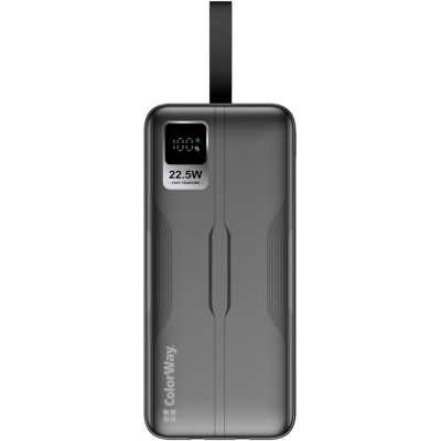 Батарея універсальна ColorWay 50 000 mAh PD/18W, QC3.0/22.5, Digital Display, Black (CW-PB500LPC5BK-PDD) - фото 5 Батарея універсальна ColorWay 50 000 mAh PD/18W, QC3.0/22.5, Digital Display, Black (CW-PB500LPC5BK-PDD) - фото 5