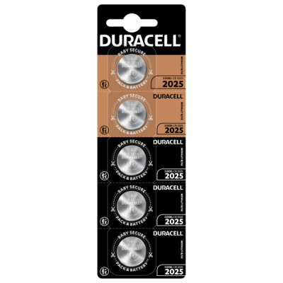 Батарейка Duracell CR 2025 / DL 2025 * 5 (5010980) - фото 1 Батарейка Duracell CR 2025 / DL 2025 * 5 (5010980) - фото 1