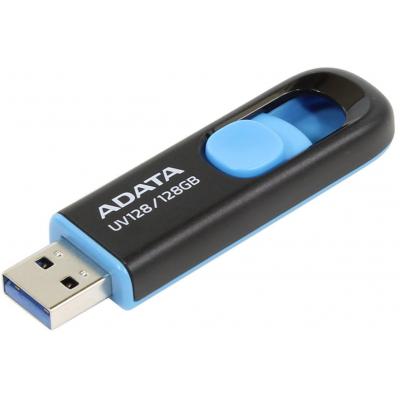 USB флеш накопичувач ADATA 128GB UV128 Black/Blue USB 3.1 (AUV128-128G-RBE) - фото 6 USB флеш накопичувач ADATA 128GB UV128 Black/Blue USB 3.1 (AUV128-128G-RBE) - фото 6