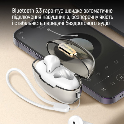 Навушники ColorWay Slim TWS-2 Earbuds White (CW-TWS2WT) - фото 6 Навушники ColorWay Slim TWS-2 Earbuds White (CW-TWS2WT) - фото 6