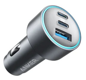 Автомобільний зарядний пристрій Anker PowerDrive 325 67W PD + 22.5W USB-A Black