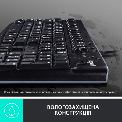 Клавіатура Logitech K120 Ukr (920-002643) - фото 5 Клавіатура Logitech K120 Ukr (920-002643) - фото 5