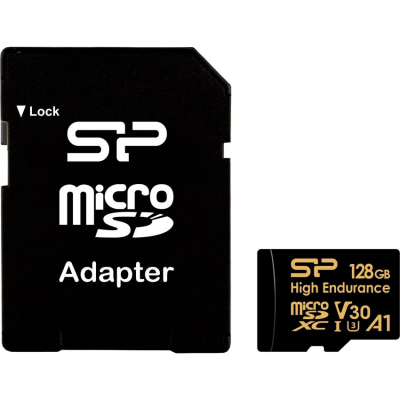 Карта пам'яті Silicon Power 128GB microSDXC class 10 UHS-I U3 V30 A1 High Endurance (SP128GBSTXDV3V1HSP) - фото 2 Карта пам'яті Silicon Power 128GB microSDXC class 10 UHS-I U3 V30 A1 High Endurance (SP128GBSTXDV3V1HSP) - фото 2