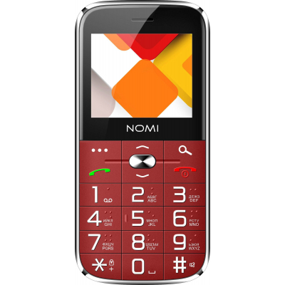Мобільний телефон Nomi i220 Red - фото 3 Мобільний телефон Nomi i220 Red - фото 3