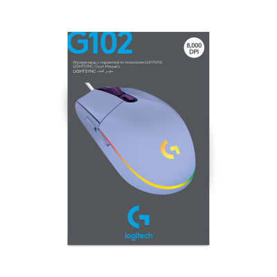 Мишка Logitech G102 Lightsync Lilac (910-005854) - фото 10 Мишка Logitech G102 Lightsync Lilac (910-005854) - фото 10