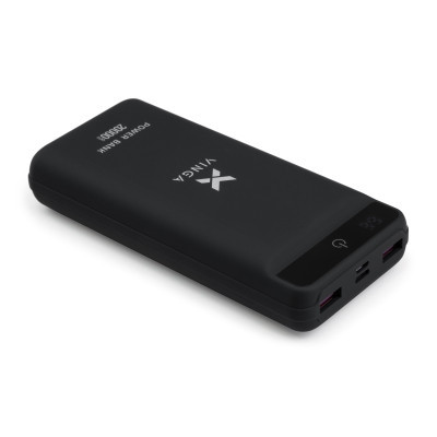 Батарея універсальна Vinga 20000 mAh QC3.0 Display soft touch black (VPB2QLSBK) - фото 4 Батарея універсальна Vinga 20000 mAh QC3.0 Display soft touch black (VPB2QLSBK) - фото 4