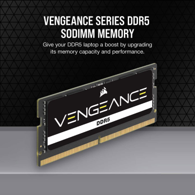 Модуль пам'яті для ноутбука SoDIMM DDR5 16GB 4800 MHz Vengeance Corsair (CMSX16GX5M1A4800C40) - фото 5 Модуль пам'яті для ноутбука SoDIMM DDR5 16GB 4800 MHz Vengeance Corsair (CMSX16GX5M1A4800C40) - фото 5