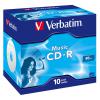 Диск CD Verbatim CD-R 700Mb 16x Jewel Case 10 Pack Music (43365) Диск CD Verbatim CD-R 700Mb 16x Jewel Case 10 Pack Music (43365)