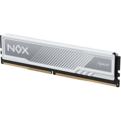 Модуль пам'яті для комп'ютера DDR4 16GB (2x8GB) 3200 MHz NOX White Apacer (AH4U16G32C28YMWAA-2) - фото 4 Модуль пам'яті для комп'ютера DDR4 16GB (2x8GB) 3200 MHz NOX White Apacer (AH4U16G32C28YMWAA-2) - фото 4