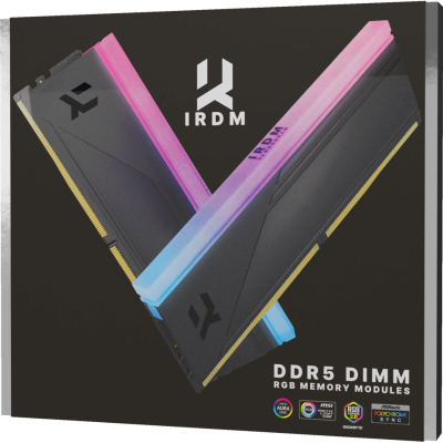 Модуль пам'яті для комп'ютера DDR5 32GB (2x16GB) 6000 MHz IRDM RGB Black Goodram (IRG-60D5L30S/32GDC) - фото 5 Модуль пам'яті для комп'ютера DDR5 32GB (2x16GB) 6000 MHz IRDM RGB Black Goodram (IRG-60D5L30S/32GDC) - фото 5