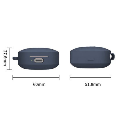 Чохол для навушників BeCover Silicon для Xiaomi Redmi Buds 6 Active Deep Blue (712013) - фото 3 Чохол для навушників BeCover Silicon для Xiaomi Redmi Buds 6 Active Deep Blue (712013) - фото 3