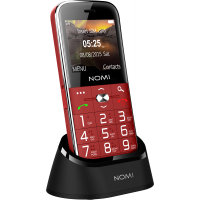 Мобільний телефон Nomi i220 Red - фото 1 Мобільний телефон Nomi i220 Red - фото 1