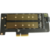 Контролер Dynamode 2х M.2 NVMe M-Key /SATA B-key SSD to PCI-E 3.0 x4/ x8/ x16, (PCI-Ex4- 2xM.2 MB-key) Контролер Dynamode 2х M.2 NVMe M-Key /SATA B-key SSD to PCI-E 3.0 x4/ x8/ x16, (PCI-Ex4- 2xM.2 MB-key)