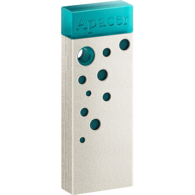 USB флеш накопичувач Apacer 32GB AH11J Turquoise Green USB 2.0 (AP32GAH11JG-1) - фото 2 USB флеш накопичувач Apacer 32GB AH11J Turquoise Green USB 2.0 (AP32GAH11JG-1) - фото 2