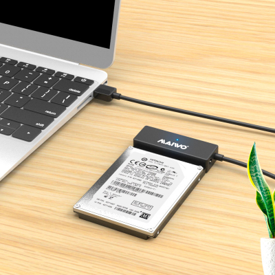 Адаптер Maiwo USB 3.0 to HDD SATA 2,5"/3,5"/5,25"/SSD, PA 2V/2A black (K10435A) - фото 4 Адаптер Maiwo USB 3.0 to HDD SATA 2,5"/3,5"/5,25"/SSD, PA 2V/2A black (K10435A) - фото 4