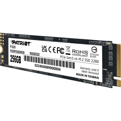 Накопичувач SSD M.2 2280 256GB Patriot (P320P256GM28) - фото 3 Накопичувач SSD M.2 2280 256GB Patriot (P320P256GM28) - фото 3