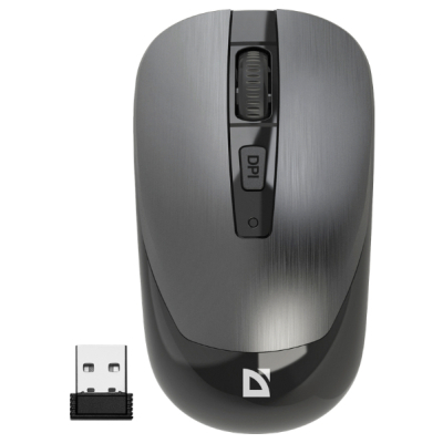 Мишка Defender Wave MM-995 Silent Wireless Grey (52993) - фото 1 Мишка Defender Wave MM-995 Silent Wireless Grey (52993) - фото 1