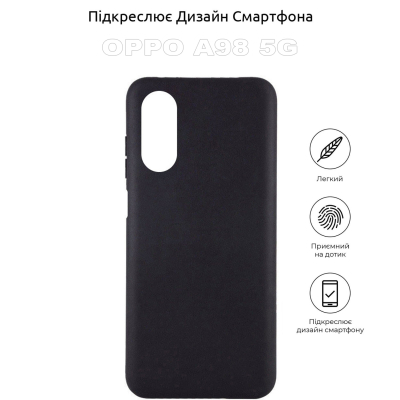 Чохол до мобільного телефона BeCover Oppo A98 5G Black (710159) - фото 4 Чохол до мобільного телефона BeCover Oppo A98 5G Black (710159) - фото 4