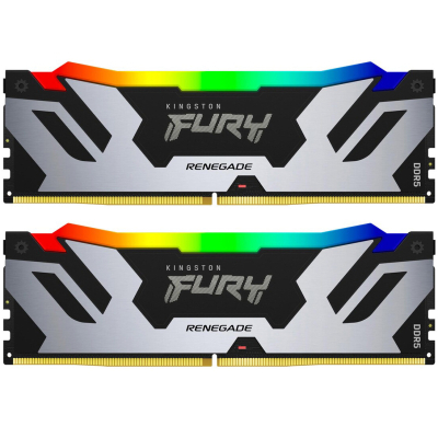 Модуль пам'яті для комп'ютера DDR5 96GB (2x48GB) 6000 MHz Renegade RGB XMP Kingston Fury (ex.HyperX) (KF560C32RSAK2-96) - фото 1 Модуль пам'яті для комп'ютера DDR5 96GB (2x48GB) 6000 MHz Renegade RGB XMP Kingston Fury (ex.HyperX) (KF560C32RSAK2-96) - фото 1