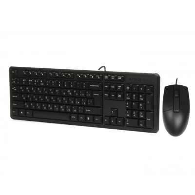 Комплект A4Tech KK-3330S USB Black - фото 2 Комплект A4Tech KK-3330S USB Black - фото 2