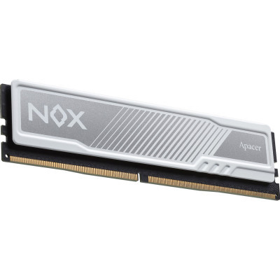 Модуль пам'яті для комп'ютера DDR4 16GB (2x8GB) 3200 MHz NOX White Apacer (AH4U16G32C28YMWAA-2) - фото 3 Модуль пам'яті для комп'ютера DDR4 16GB (2x8GB) 3200 MHz NOX White Apacer (AH4U16G32C28YMWAA-2) - фото 3