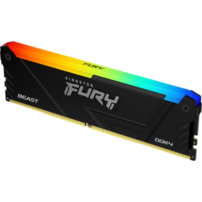 Модуль пам'яті для комп'ютера DDR4 32GB 3600 MHz Fury Beast RGB Kingston Fury (ex.HyperX) (KF436C18BB2A/32) - фото 2 Модуль пам'яті для комп'ютера DDR4 32GB 3600 MHz Fury Beast RGB Kingston Fury (ex.HyperX) (KF436C18BB2A/32) - фото 2
