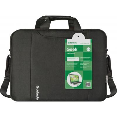 Сумка для ноутбука Defender 15,6" Geek black (26084) - фото 7 Сумка для ноутбука Defender 15,6" Geek black (26084) - фото 7