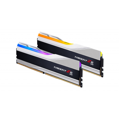 Модуль пам'яті для комп'ютера DDR5 32GB (2x16GB) 6000 MHz Trident Z5 RGB Silver G.Skill (F5-6000J4040F16GX2-TZ5RS) - фото 1 Модуль пам'яті для комп'ютера DDR5 32GB (2x16GB) 6000 MHz Trident Z5 RGB Silver G.Skill (F5-6000J4040F16GX2-TZ5RS) - фото 1