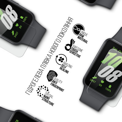 Плівка захисна Armorstandart Samsung Galaxy Watch Fit 3 6pcs (ARM74576) - фото 2 Плівка захисна Armorstandart Samsung Galaxy Watch Fit 3 6pcs (ARM74576) - фото 2