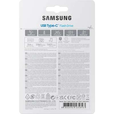 USB флеш накопичувач Samsung 128GB USB Type-C Blue USB 3.1 (MUF-128DA/APC) - фото 10 USB флеш накопичувач Samsung 128GB USB Type-C Blue USB 3.1 (MUF-128DA/APC) - фото 10