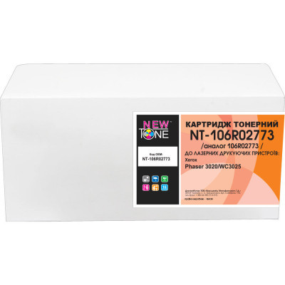 Картридж NewTone Xerox Ph3020/WC3025 Black (NT-106R02773) - фото 1 Картридж NewTone Xerox Ph3020/WC3025 Black (NT-106R02773) - фото 1