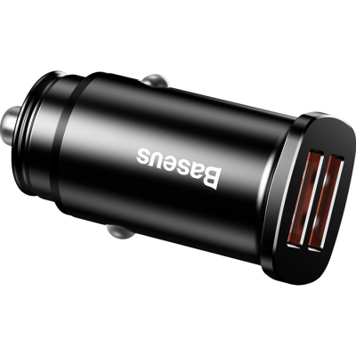 Зарядний пристрій Baseus Square metal A+A 30W Black (CCALL-DS01) - фото 1 Зарядний пристрій Baseus Square metal A+A 30W Black (CCALL-DS01) - фото 1