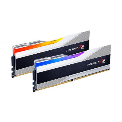 Модуль пам'яті для комп'ютера DDR5 32GB (2x16GB) 6000 MHz Trident Z5 RGB Silver G.Skill (F5-6000J4040F16GX2-TZ5RS) - фото 3 Модуль пам'яті для комп'ютера DDR5 32GB (2x16GB) 6000 MHz Trident Z5 RGB Silver G.Skill (F5-6000J4040F16GX2-TZ5RS) - фото 3