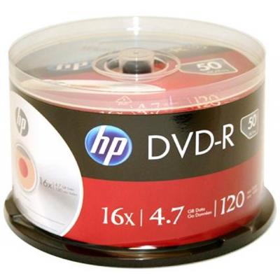 Диск DVD HP DVD-R 4.7GB 16X 50 шт Spindle (69316/DME00025-3) - фото 1 Диск DVD HP DVD-R 4.7GB 16X 50 шт Spindle (69316/DME00025-3) - фото 1