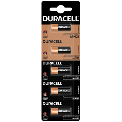Батарейка Duracell MN21 / A23 12V * 5 (5008183) - фото 1 Батарейка Duracell MN21 / A23 12V * 5 (5008183) - фото 1