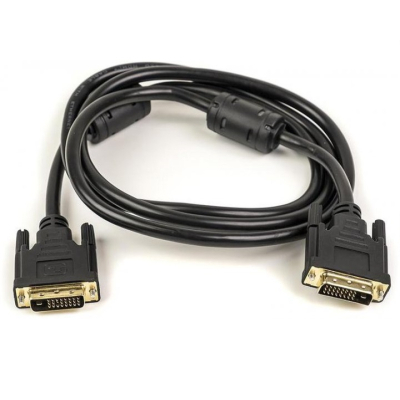 Кабель мультимедійний DVI to DVI 24+1pin, 1.5m ferrites PowerPlant (CA910854) - фото 1 Кабель мультимедійний DVI to DVI 24+1pin, 1.5m ferrites PowerPlant (CA910854) - фото 1